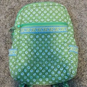 Green Paisley Vera Bradley Small Backpack